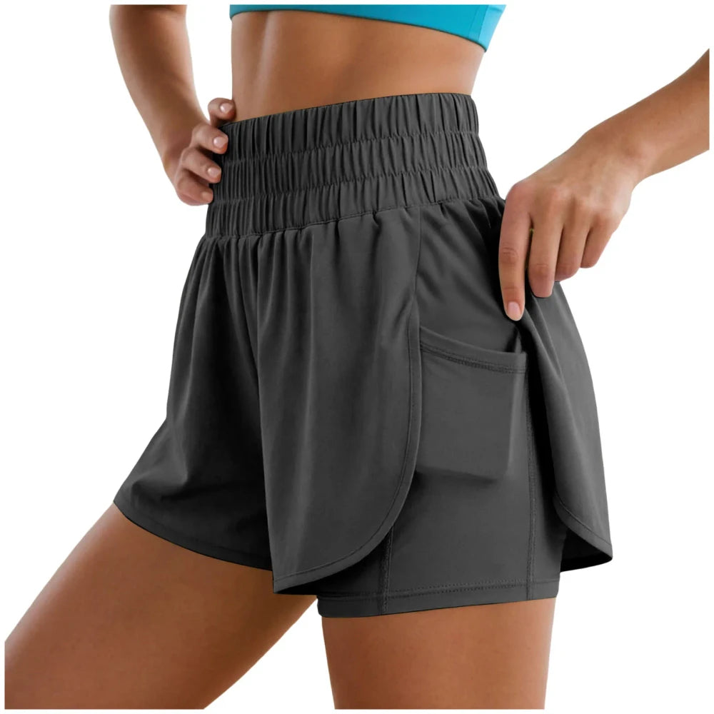 High Waisted Yoga Shorts
