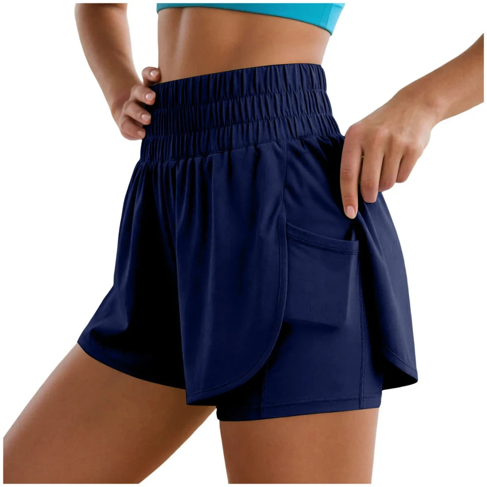 High Waisted Yoga Shorts