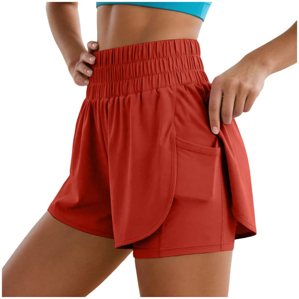 High Waisted Yoga Shorts