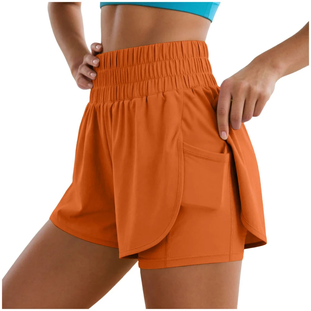 High Waisted Yoga Shorts