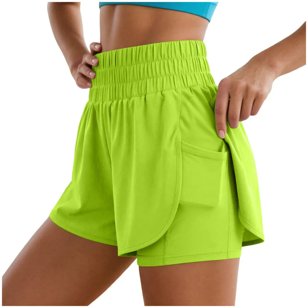 High Waisted Yoga Shorts