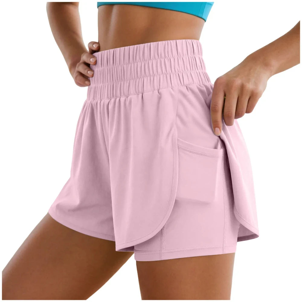 High Waisted Yoga Shorts