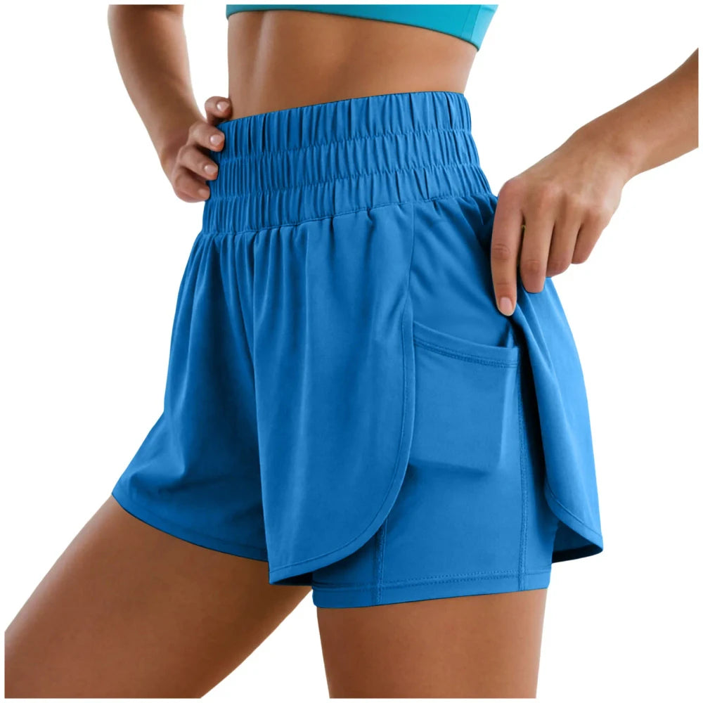 High Waisted Yoga Shorts