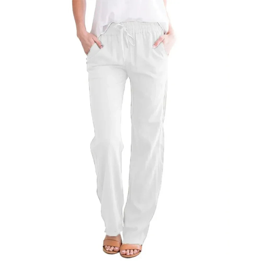 Breathable Cotton Linen Trousers