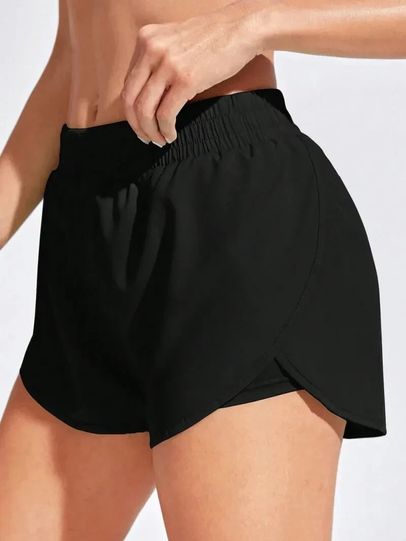 Lightweight Elastic Yoga Shorts