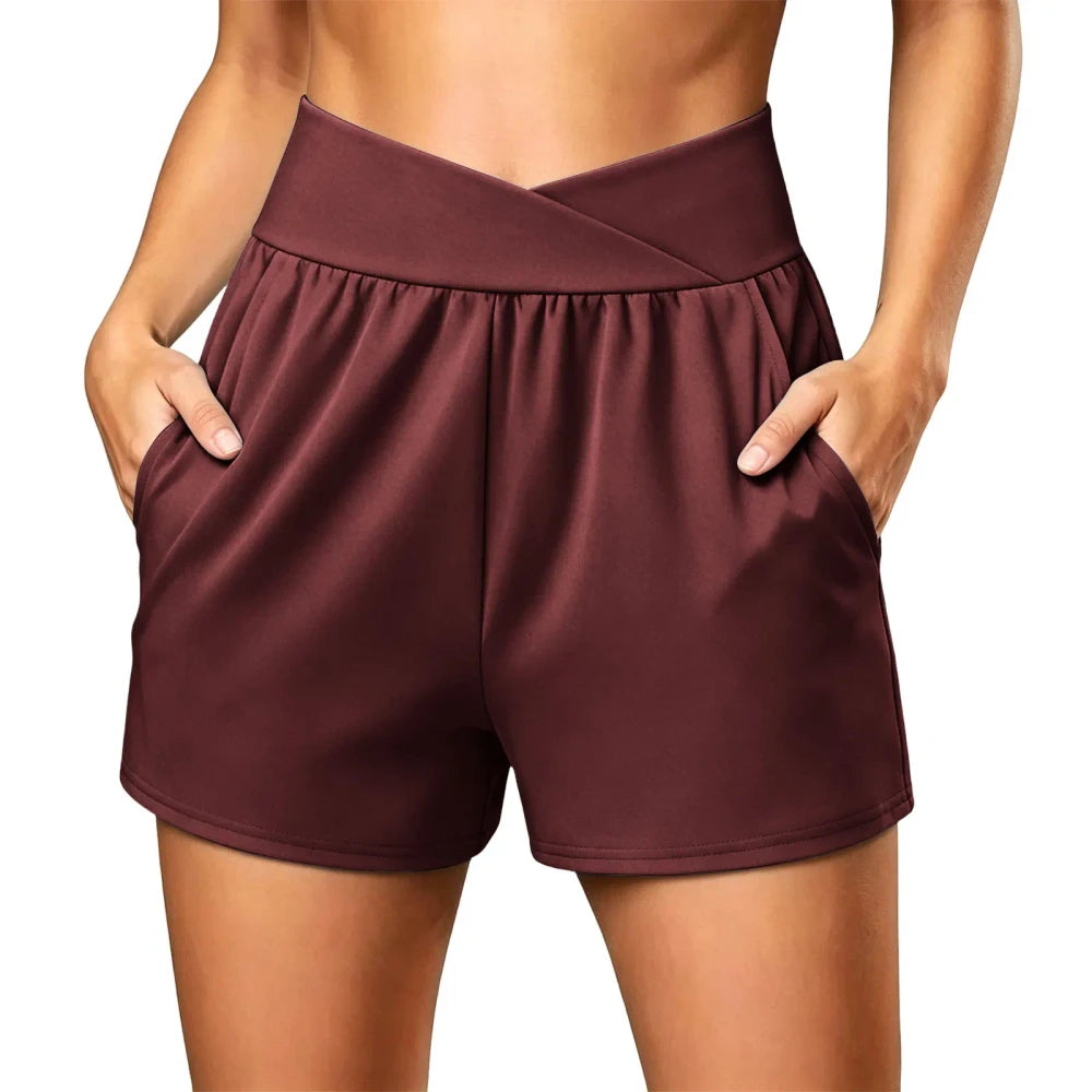 Breathable Elastic Yoga Shorts