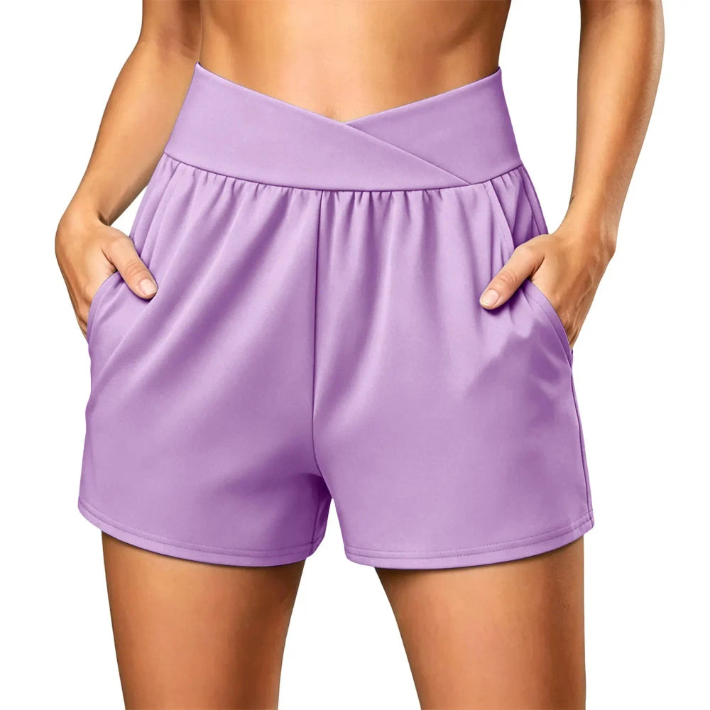 Breathable Elastic Yoga Shorts