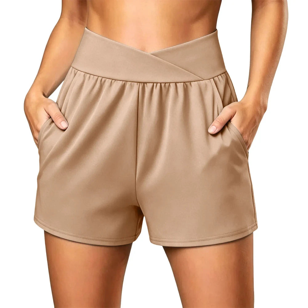 Breathable Elastic Yoga Shorts