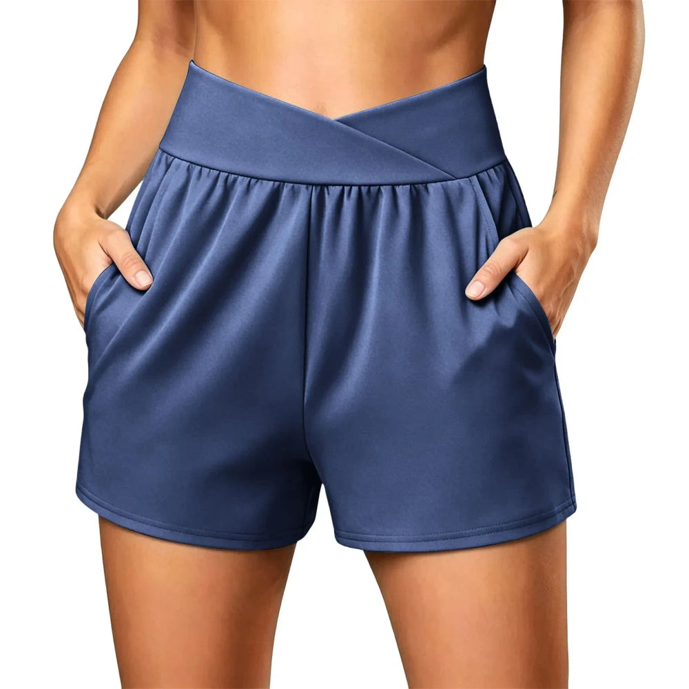 Breathable Elastic Yoga Shorts