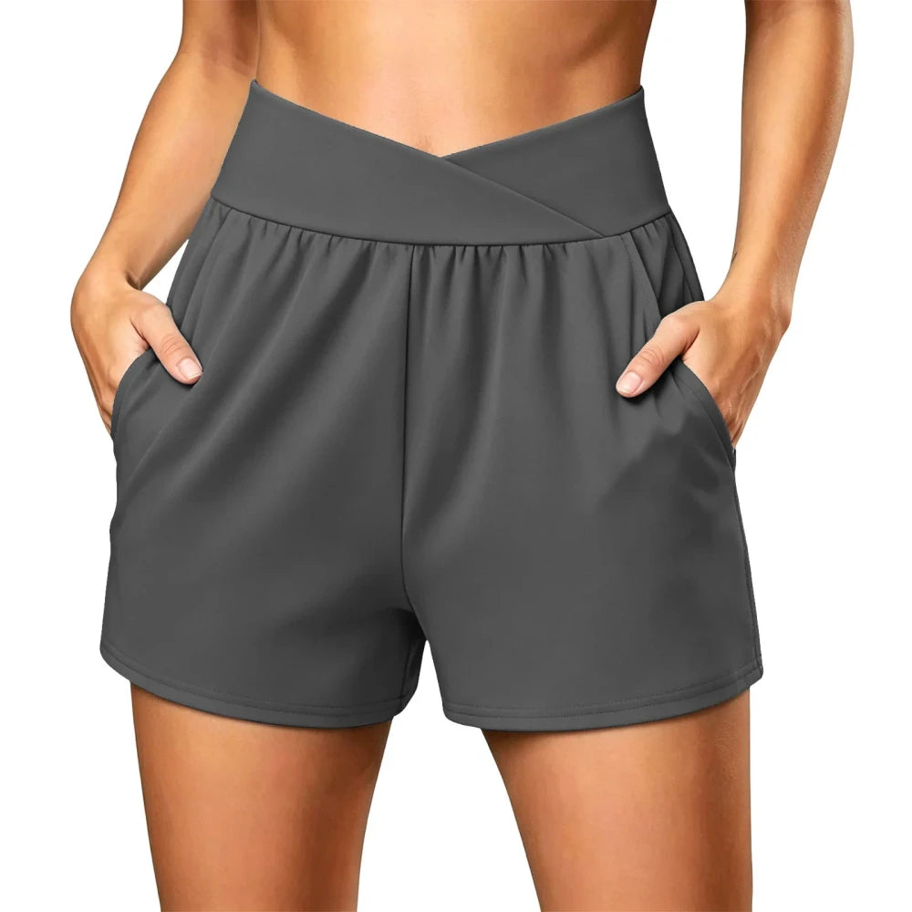 Breathable Elastic Yoga Shorts