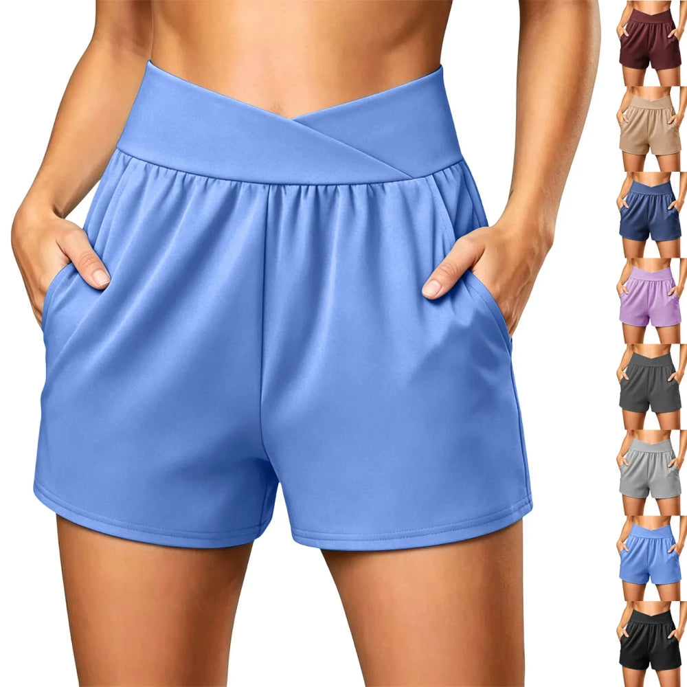 Breathable Elastic Yoga Shorts