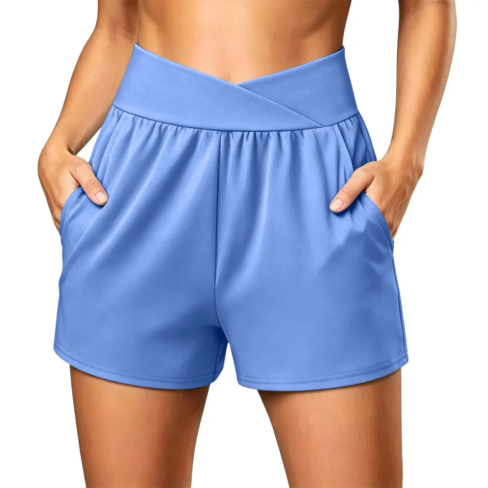 Breathable Elastic Yoga Shorts