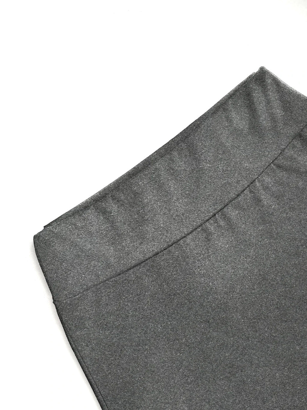 Neutral Capsule Wardrobe Skirt, High Waist Flared Cut, Casual Outings & Everyday Street Style