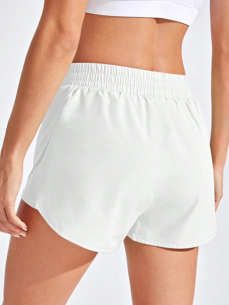 Women Sport Shorts Elastic Yoga Running Workout Gym Fitness Shorts Lightweight Quick Dry Comfortable
