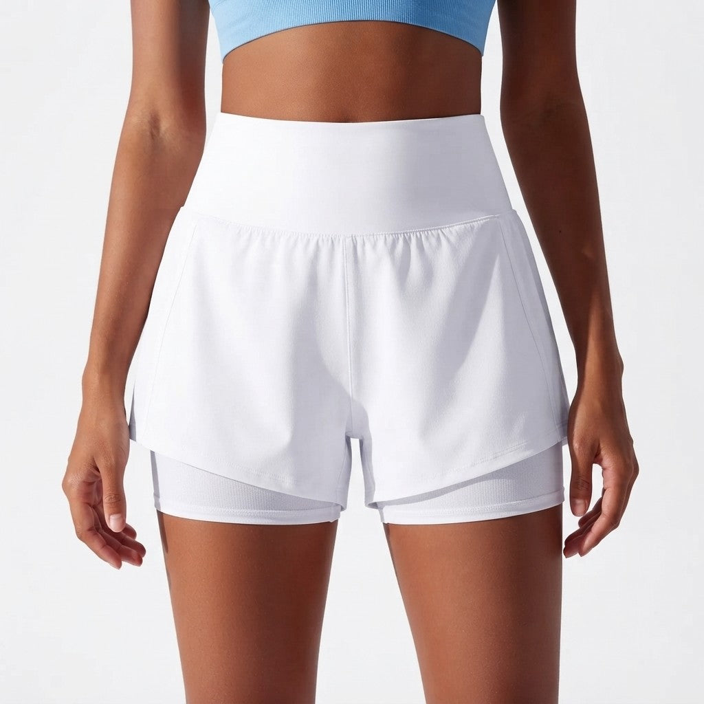 High Waist Breathable Athletic Shorts